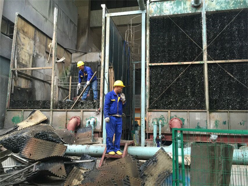 逆流冷卻塔設備如何使用？,逆流式冷卻塔圖片